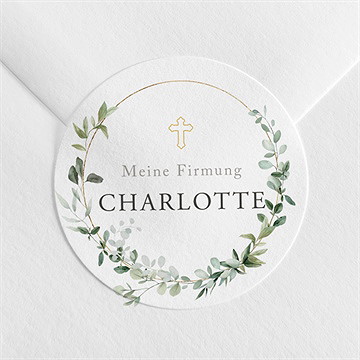 Aufkleber Firmung Feierlich