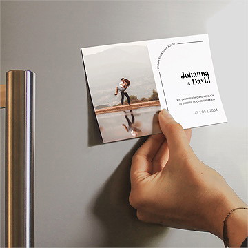 Save the Date Karte trend - vue 2