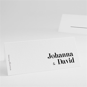 Tischkarte Hochzeit trend