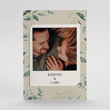 Hochzeitseinladung intime blätterwelt - duo