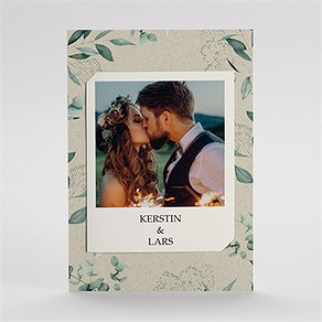 Dankeskarte Hochzeit intime blätterwelt - duo
