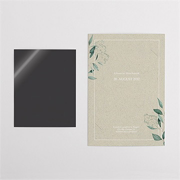 Dankeskarte Hochzeit intime blätterwelt - duo - vue 5