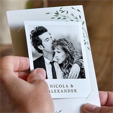 Hochzeitseinladung unter dem olivenbaum - duo - vue 2