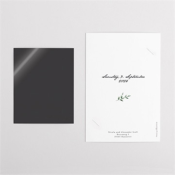 Dankeskarte Hochzeit unter dem olivenbaum - duo - vue 5