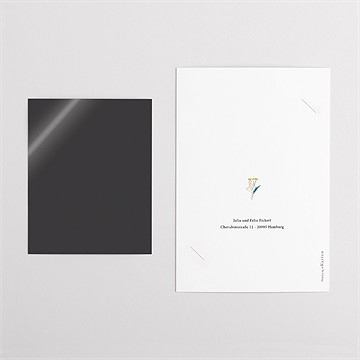 Dankeskarte Hochzeit landkunst - duo - vue 5