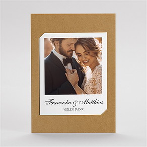 Dankeskarte Hochzeit weiße blüten - duo