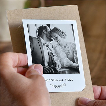 Dankeskarte Hochzeit perfekt geplant - duo - vue 2