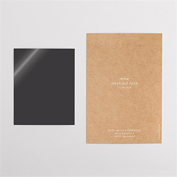 Dankeskarte Hochzeit boheme schick - duo - vue 5