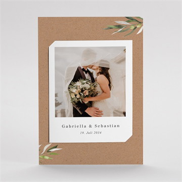 Dankeskarte Hochzeit provence - duo