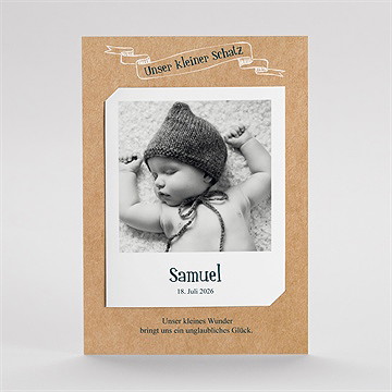 Geburtskarte wir präsentieren stolz - duo