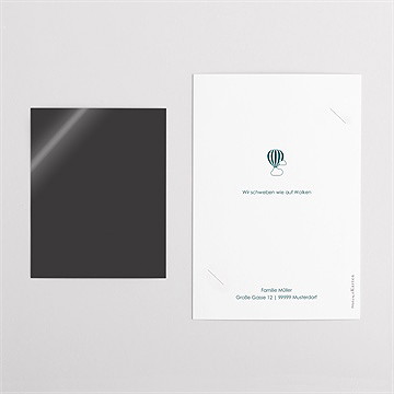 Geburtskarte collage - duo - vue 5