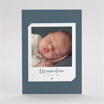 Geburtskarte magnetkarte kleines herz - duo