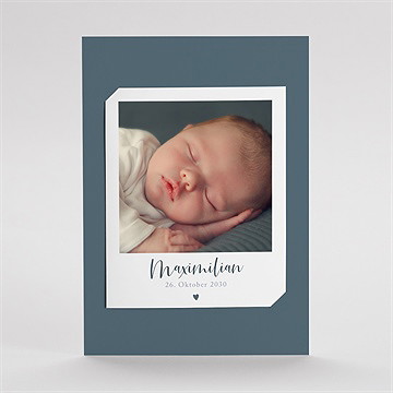 Geburtskarte magnetkarte kleines herz - duo