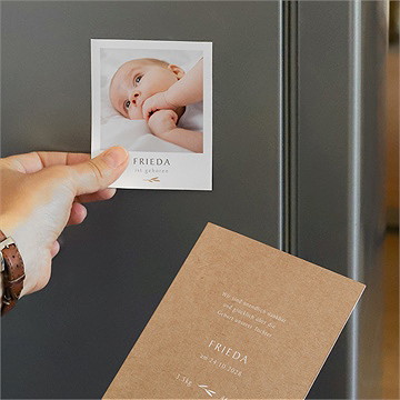 Geburtskarte schöner umschlag - duo - vue 3