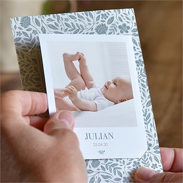 Geburtskarte bezaubernd - duo - vue 2