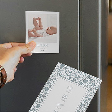 Geburtskarte bezaubernd - duo - vue 3