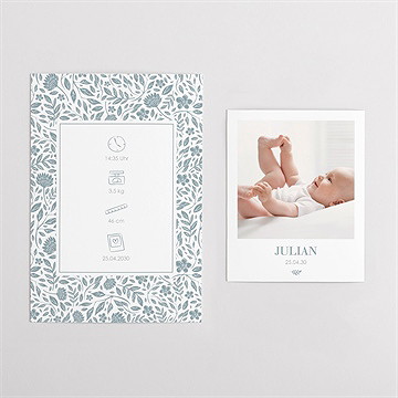 Geburtskarte bezaubernd - duo - vue 4