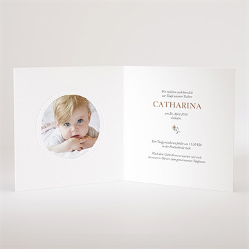 Einladung Taufe zarte tauben - vue 3