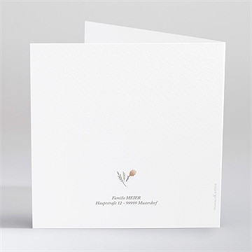 Einladung Taufe zarte tauben - vue 4