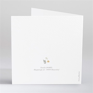 Einladung Taufe weißer bär - prägung - vue 4