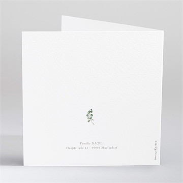 Einladung Taufe eukalyptuskranz - vue 4