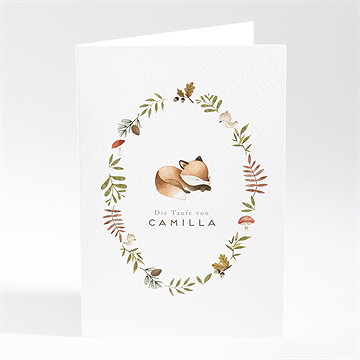 Einladung Taufe füchslein