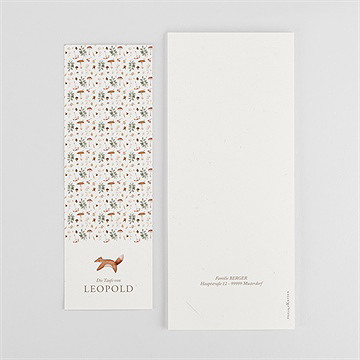 Einladung Taufe fuchs im wald - fotostreifen - vue 4