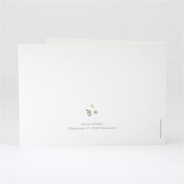 Einladung Taufe weißer bär - querformat - vue 3