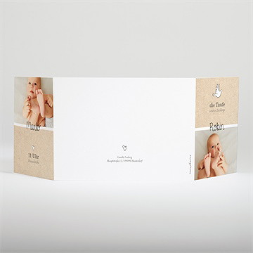 Einladung Taufe zwillingsillustrationen-klappk - vue 3