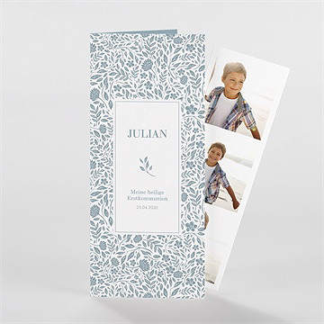 Einladung Kommunion blätterwerk