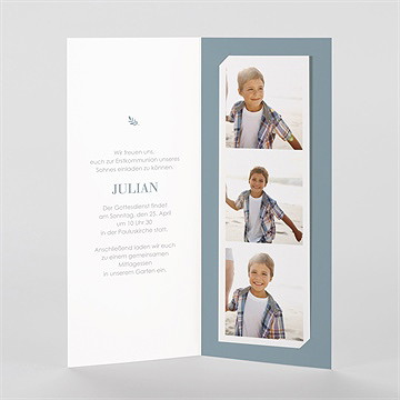 Einladung Kommunion blätterwerk - vue 2