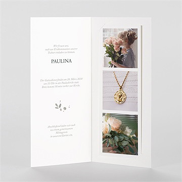 Einladung Kommunion engelchen - fotostreifen - vue 2