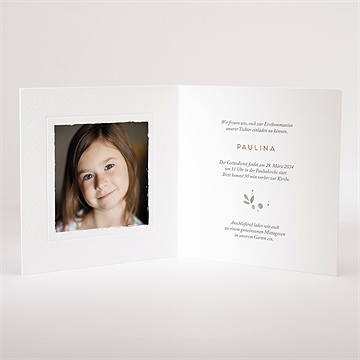 Einladung Kommunion blumenmädchen - vue 3