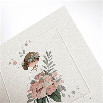 Einladung Kommunion blumenfest - vue 2