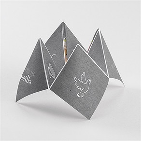 Einladung Taufe symbolisch - origami
