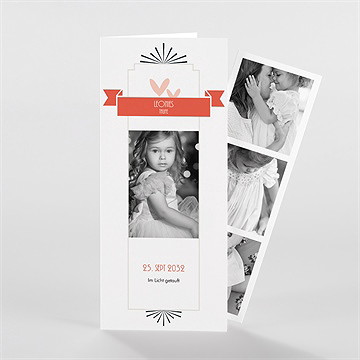 Einladung Taufe fotobox - fotostreifen