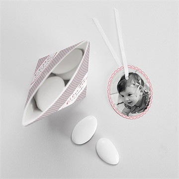 Geschenkbox Taufe vogelgesang mädchen- schachtel - vue 3