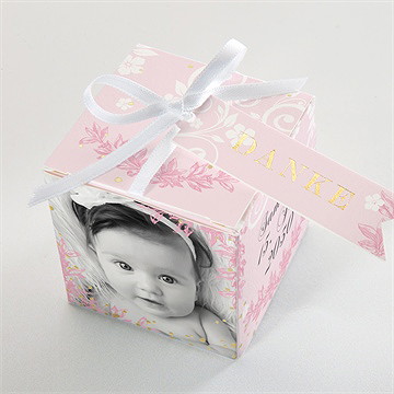 Geschenkbox Taufe kleine zärtlichkeit - gold - vue 4