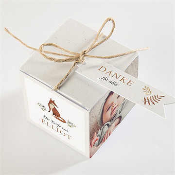 Geschenkbox Taufe fuchs - vue 3