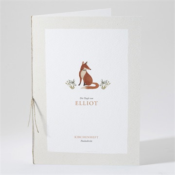 Kirchenheft Taufe fuchs