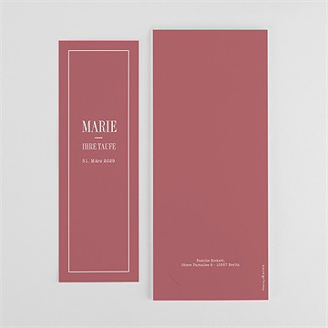 Einladung Taufe polaroid design - fotostreifen - vue 3