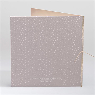 Einladung Taufe vogelgesang junge - klappkarte - vue 3