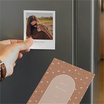 Geburtskarte herbstlich - duo - vue 3