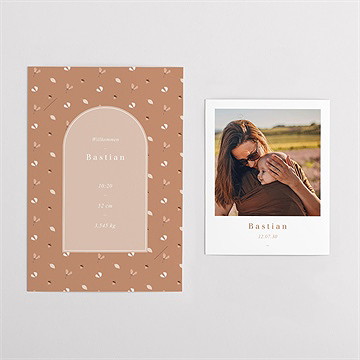 Geburtskarte herbstlich - duo - vue 4