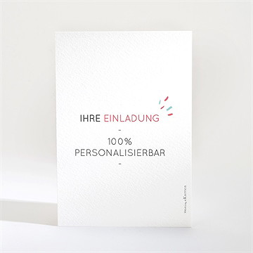 Einladung Kommunion blanco - 9,5x13,8cm (n211251) - Vue 2