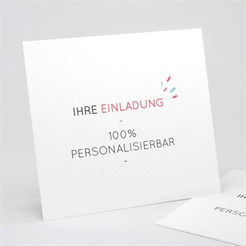 Vorder- und Rückseite - Quadrat