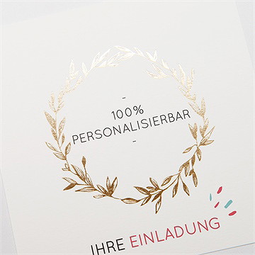 Einladung Kommunion blanco - 13,5x13,5cm (n35163) - vue 3