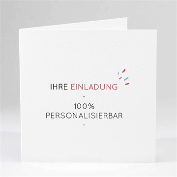 Einladung Kommunion blanco - 13,5x13,5cm (n451151)