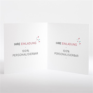 Einladung Kommunion blanco - 13,5x13,5cm (n451151) - Vue 2