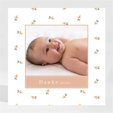 Dankeskarte Geburt Meine kleine schwester - duo